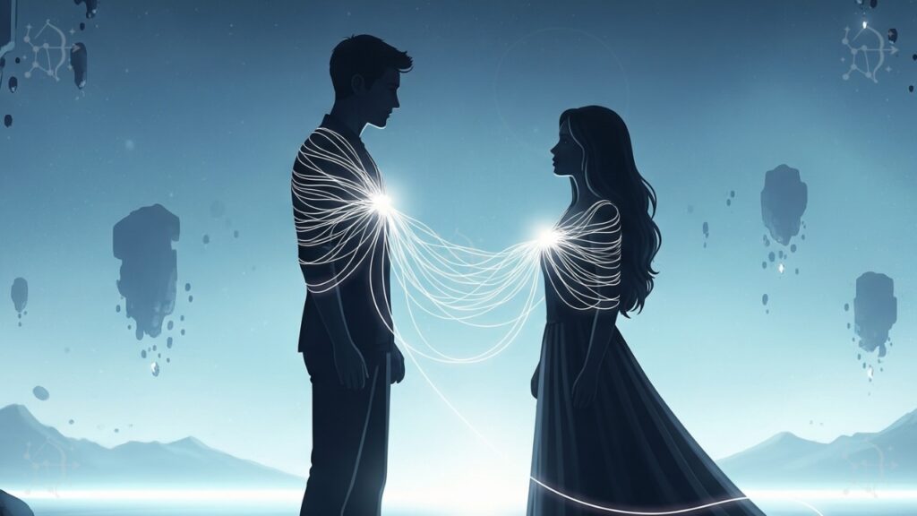 Acuario en pareja: Conexión intelectual y emocional en la distancia.